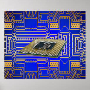 Elektroniskt kretskort poster