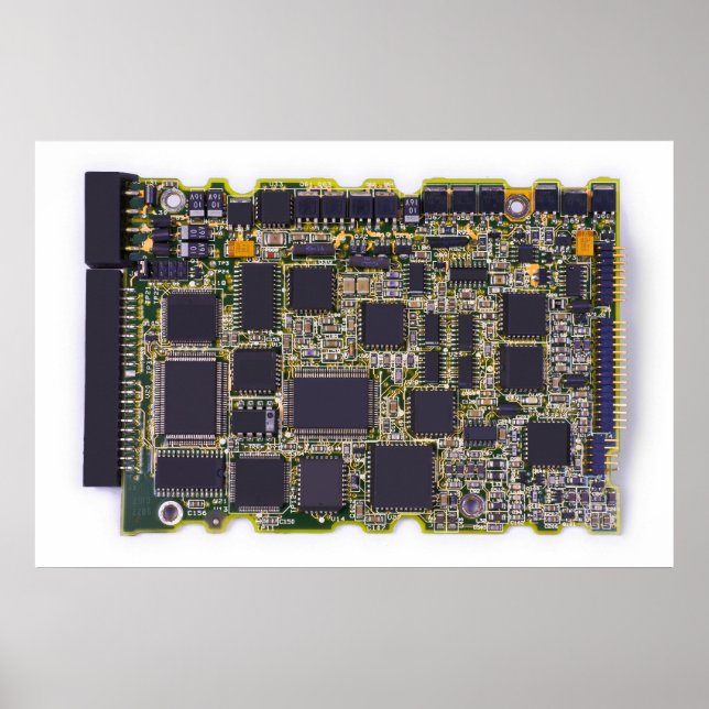 elektroniskt kretskort poster (Framsidan)