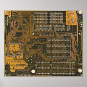 elektroniskt kretskort poster