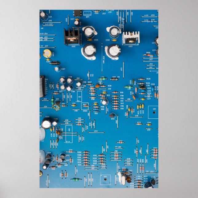 Elektroniskt kretskort poster (Framsidan)