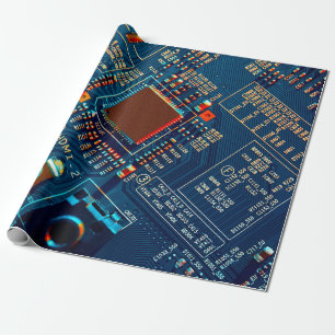 Elektroniskt kretskort stängs. elektronisk,micr presentpapper