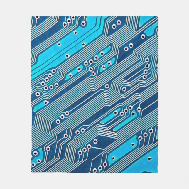 Elektroniskt kretskort stängs. krets,kort,b fleecefilt (Framsidan)