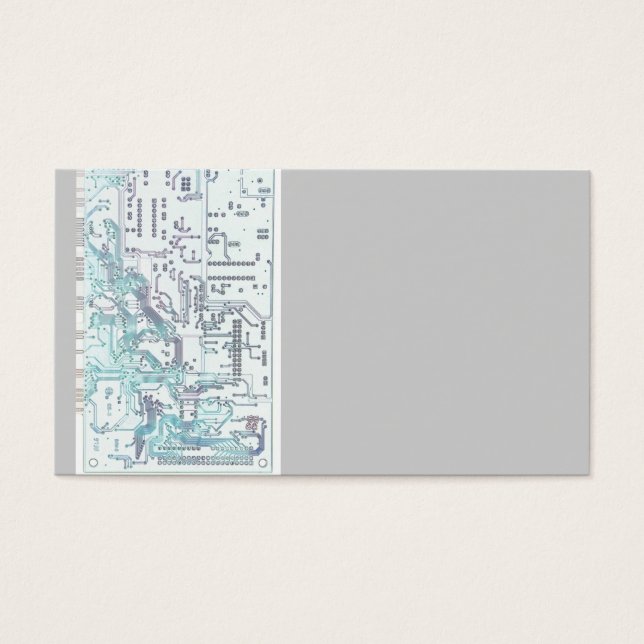 elektroniskt kretskort visitkort (Framsidan)