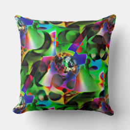 Elektroniskt planetarium med skuggor av grönt kudde