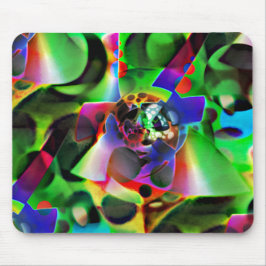 Elektroniskt planetarium med skuggor av grönt musmatta