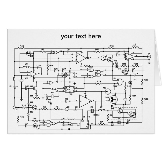 elektroniskt projekt hälsningskort (Framsidan Horizontal)