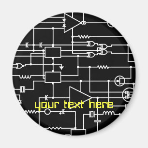 elektroniskt projektera magnet