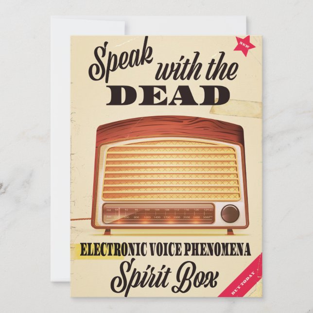 Elektroniskt röstfenomen Ghost-Jakt Ad. (Framsida)