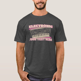 Elektroniskt syntesmedel T-Shirt med Anpassningsba