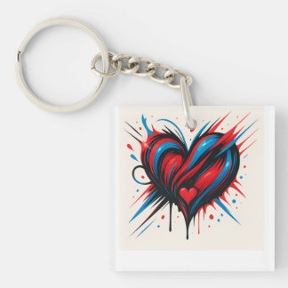 "Elektropassionshjärta - Vibrant Abstrakt Kärlek T