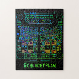Elektrotechniker Puzzle Schaltplan ’Schlachtplan’ Pussel