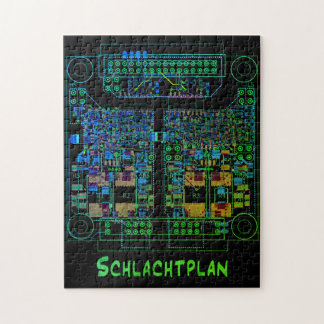 Elektrotechniker Puzzle Schaltplan ’Schlachtplan’ Pussel