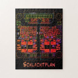 Elektrotechniker Puzzle Schaltplan "Schlachtplan" Pussel