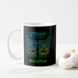 Elektrotechniker Tasse Schaltplan "Schlachtplan" Kaffemugg