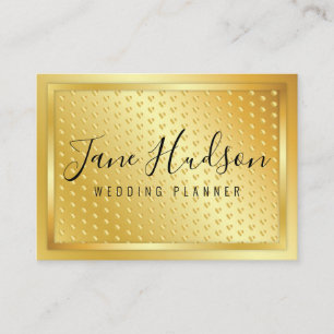 Elelgant Guld på Guldfläckar Minimalistisk 3.5x2.5 Visitkort
