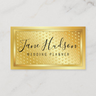 Elelgant Guld på Guldfläckar Minimalistisk 3.5x2 Visitkort