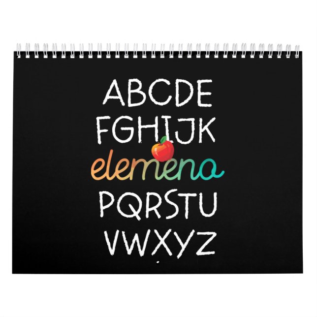 Elemeno Alphabet Preschool Kindergarten - Skola Kalender (Omslag)