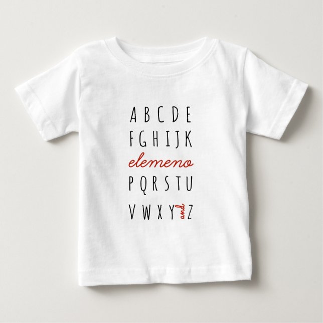 Elemeno Tee Shirt (Framsida)