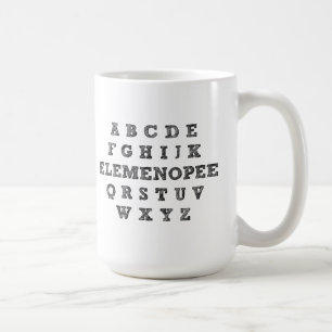 Elemenopee Alfabet Rolig Mugg