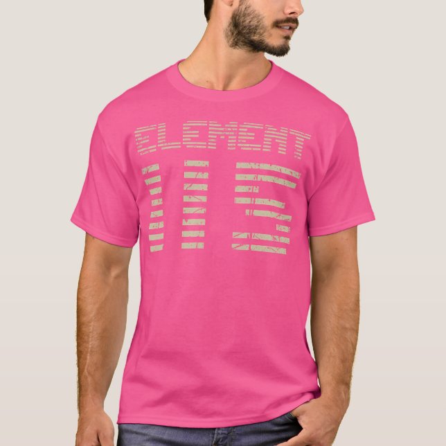Element 115 Moscovium Antigravitationsbränsle Ufo- T Shirt (Framsida)