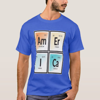 Element av amerikansk flicka t shirt