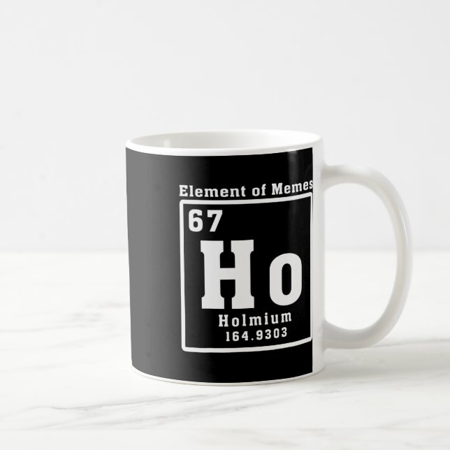 Element Av Memes Ho Holmium 67 Rolig Vetenskap  Kaffemugg (Höger)