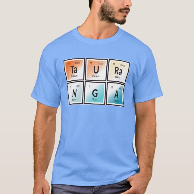 Element av Tauranga City retro T Shirt (Framsida)