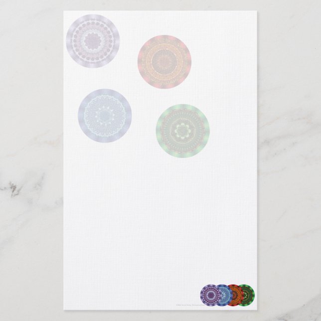 Element Mandalas Pappersvaror Brevpapper (Framsida)
