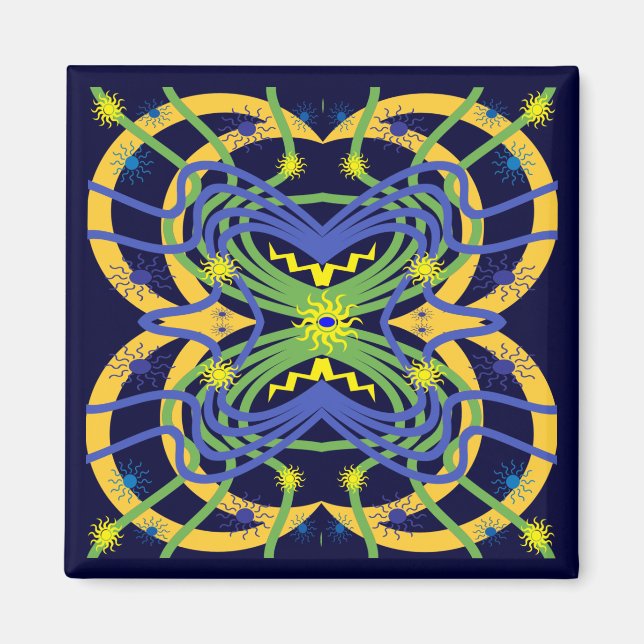 Elemental Abstrakt Magnet (Framsidan)