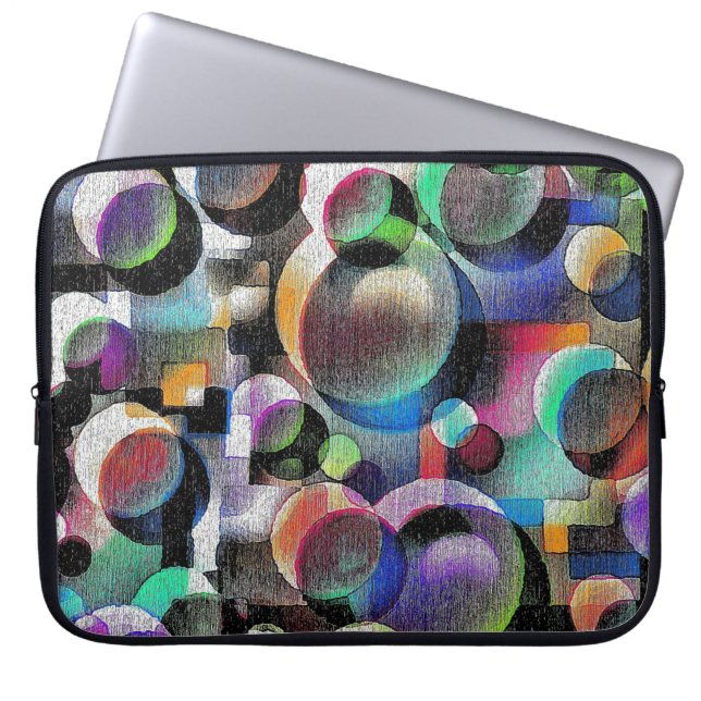 Elemental Circles Laptop sleeve (Framsidan)