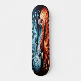 ’Elemental Clash’ Mini Skateboard Bräda 18,5 Cm