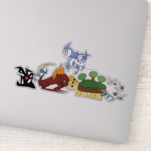 Elemental Dragons Sticker Klistermärken