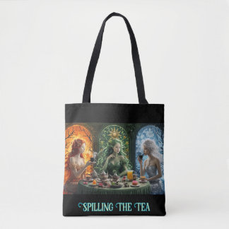 Elemental Goddesses Tote Bag - Spilling the Tea Tygkasse