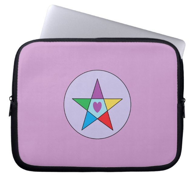 Elemental Kärlek Laptop Fodral (Framsidan)