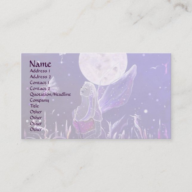 Elemental Kingdom Visitkort (Framsida)