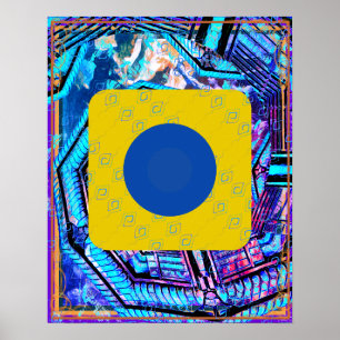 Elemental Luft inom Earth Meditation Aid Tattva Poster