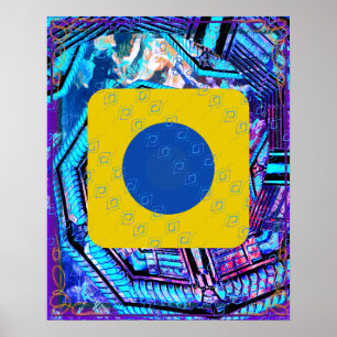 Elemental Luft inom Earth Meditation Aid Tattva Poster