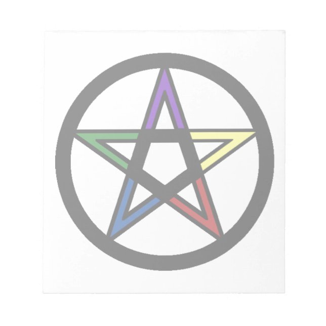 Elemental Pentacle Anteckningsblock (Framsida)