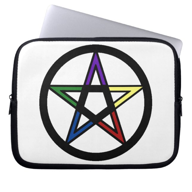 Elemental Pentacle Laptop Fodral (Framsidan)