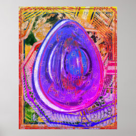 Elemental Symbol Ether Meditation Aid Tattva Poster