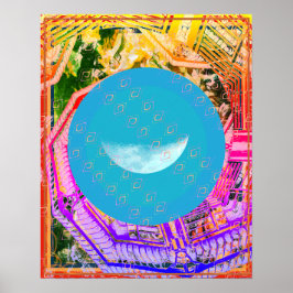 Elemental Vatten i Luft Meditation Aid Tattva Poster