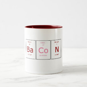 Elementär baconmugg Två-Tonad mugg