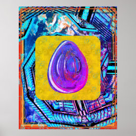 Elementär eter inom Earth Meditation Aid Tattva Poster