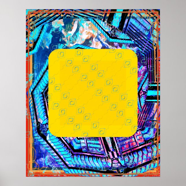 Elementär jord inom Earth Meditation Aid Tattva Poster (Framsidan)