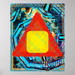 Elementär jord inom Fire Meditation Aid Tattva Poster