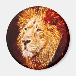 Elementär lejon magnet