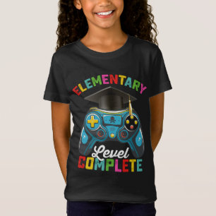 Elementär nivå komplett examen spelande spelare t shirt