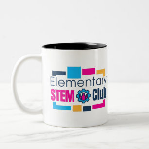 Elementär STEM-Klubb Logotyp Mugg