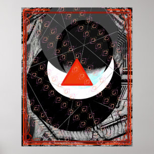 Elementärbrand i Vatten Meditation Aid Tattva Poster