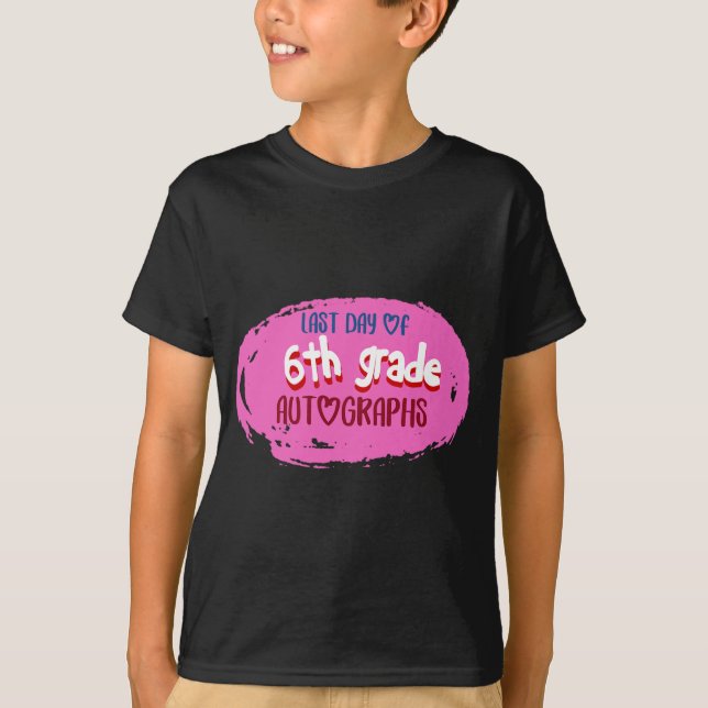 Elementärskoleexamen i 6e Klass T Shirt (Framsida)